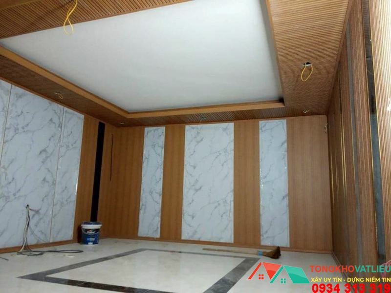 Các lưu ý trong quá trình thi công tấm nhựa ốp tường