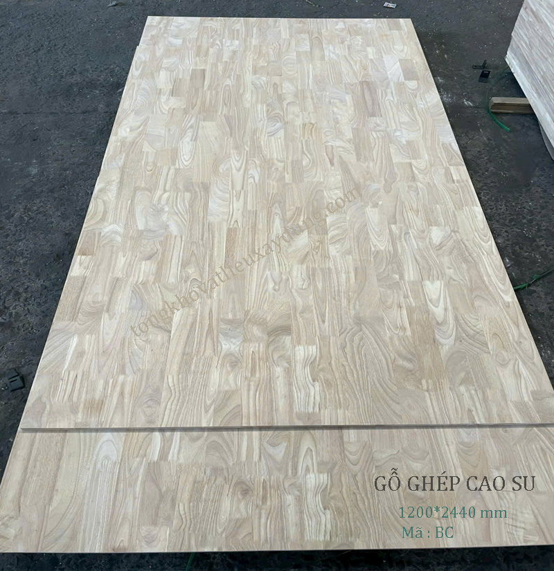 gỗ ghép cao su
