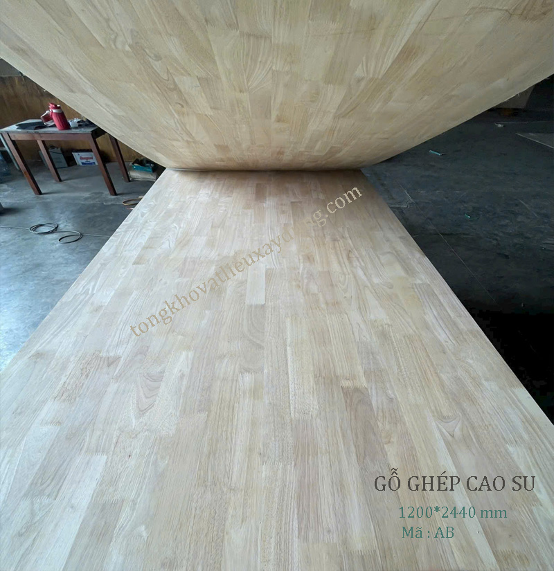 Gỗ cao su ghép