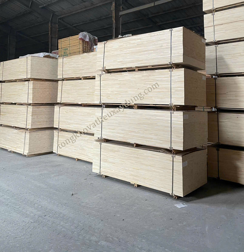 Gỗ Ghép Cao Su 16mm Bc Keo 2 Mặt