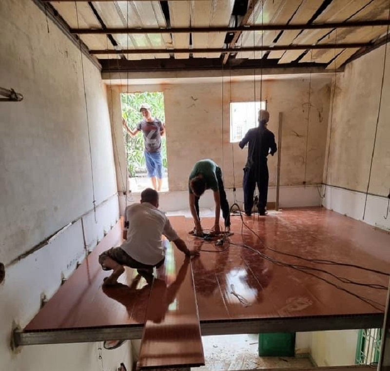 Làm sàn gác lửng