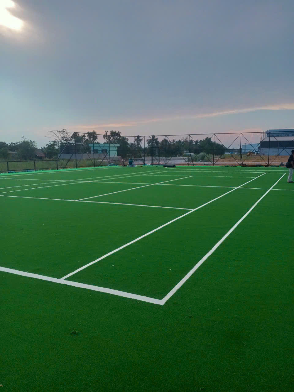 Cỏ nhân tạo sân bóng