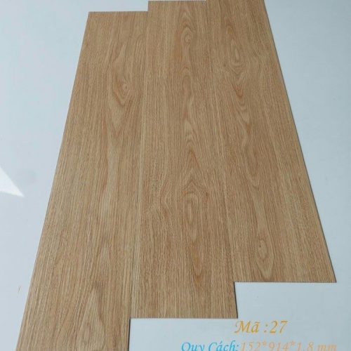 sàn nhựa dán keo M27