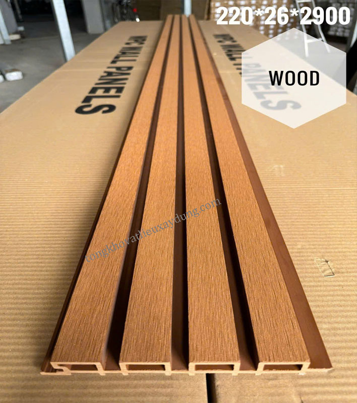 Lam Sóng Ngoài Trời Màu Wood