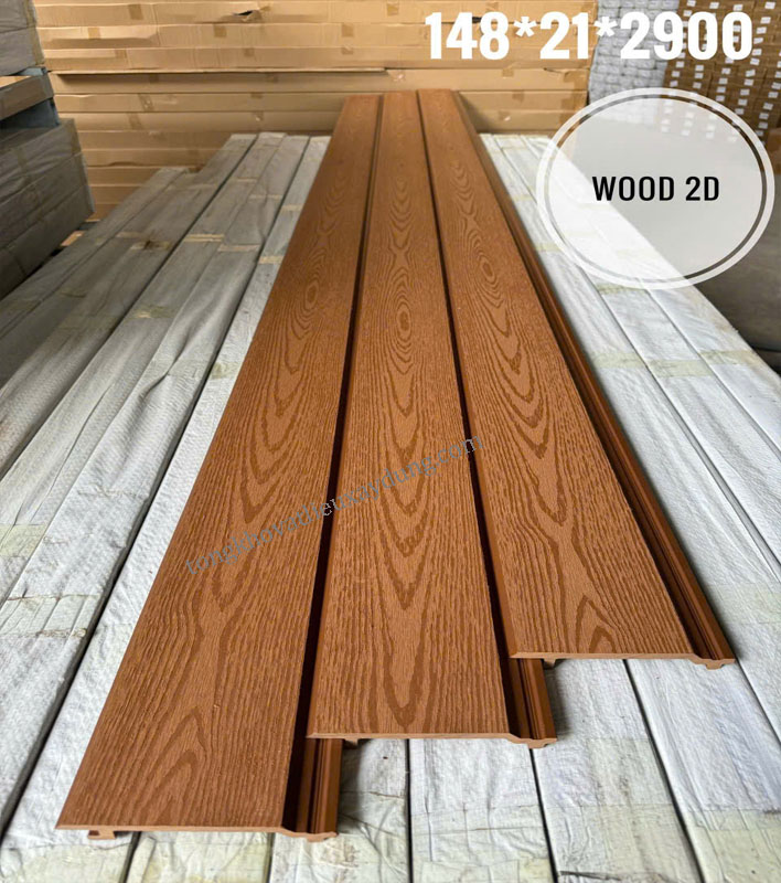 Tấm nhựa ngoài trời màu Wood 2D