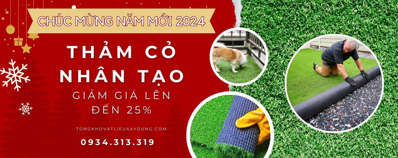 thảm cỏ nhân tạo giảm giá