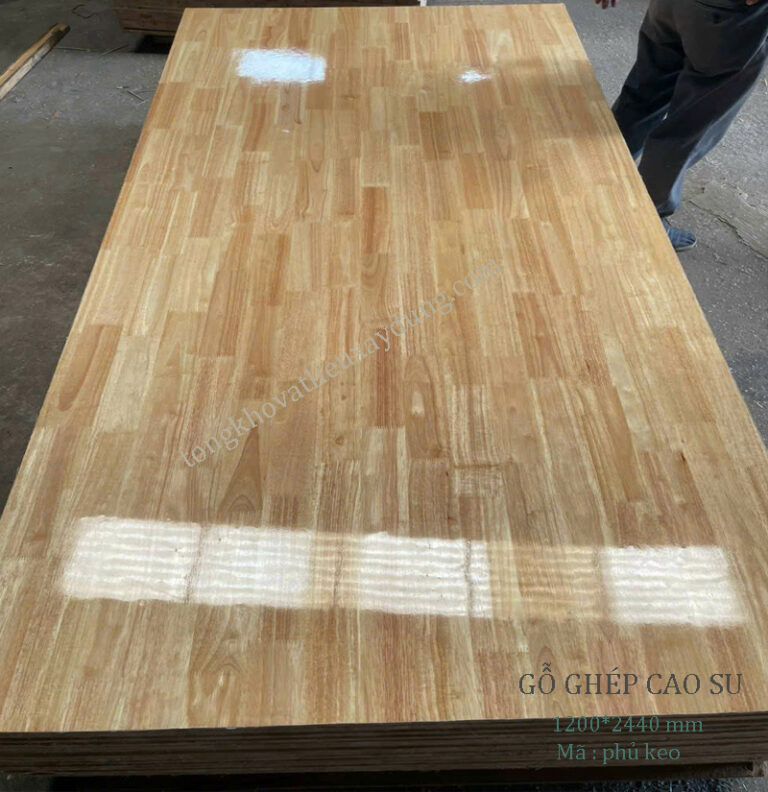 gỗ ghép cao su