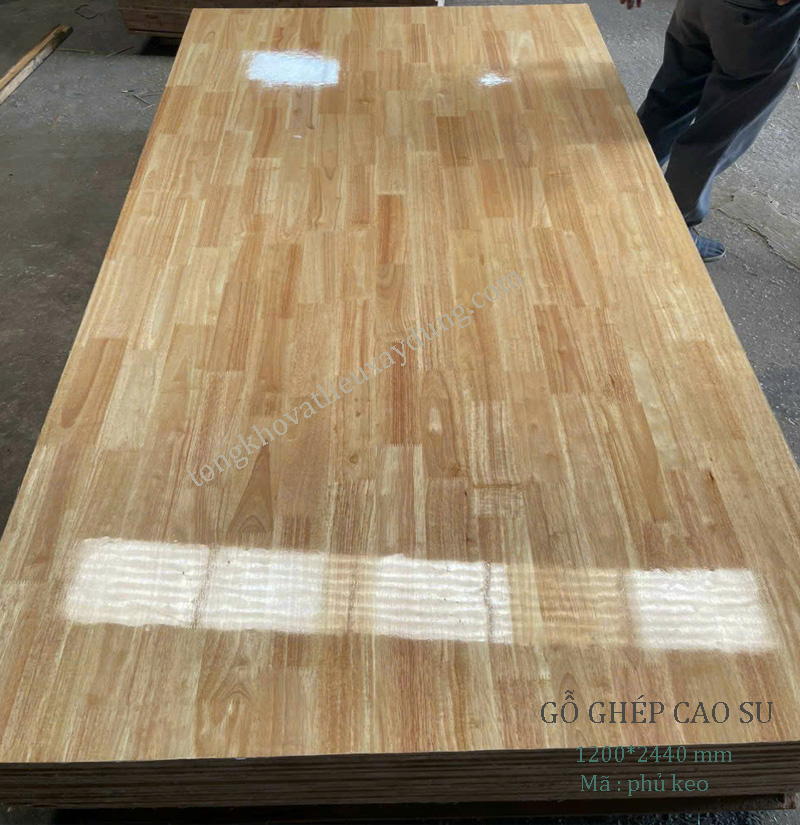 gỗ ghép cao su