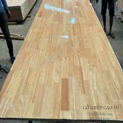 Gỗ Ghép Cao Su 16mm Bc Keo 1 Mặt