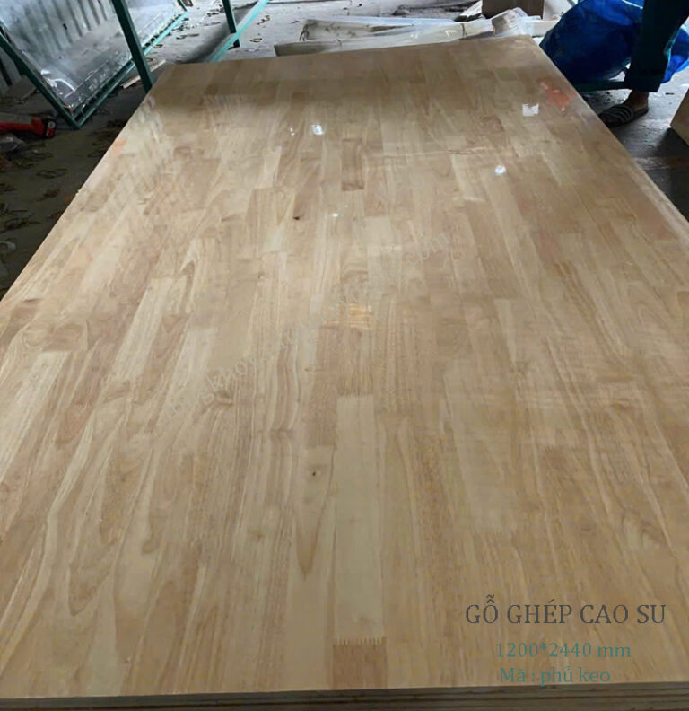 Gỗ Ghép Cao Su 16mm Bc