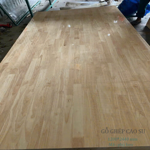 Gỗ Ghép Cao Su 15mm Bc Keo 1 Mặt
