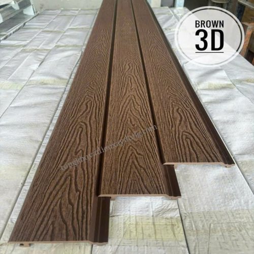 Tấm Nhựa Ngoài Trời Màu Brown 3d