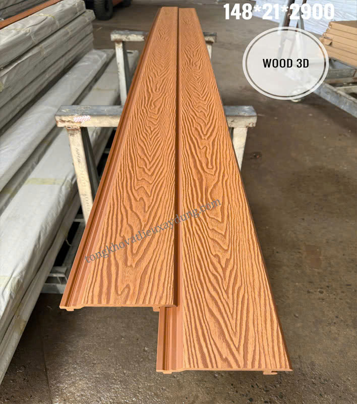 Tấm Nhựa Ngoài Trời Màu Wood 3d