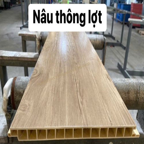 Tấm Nhựa Lót Sàn Mẫu A2 Nâu Thông Lợt