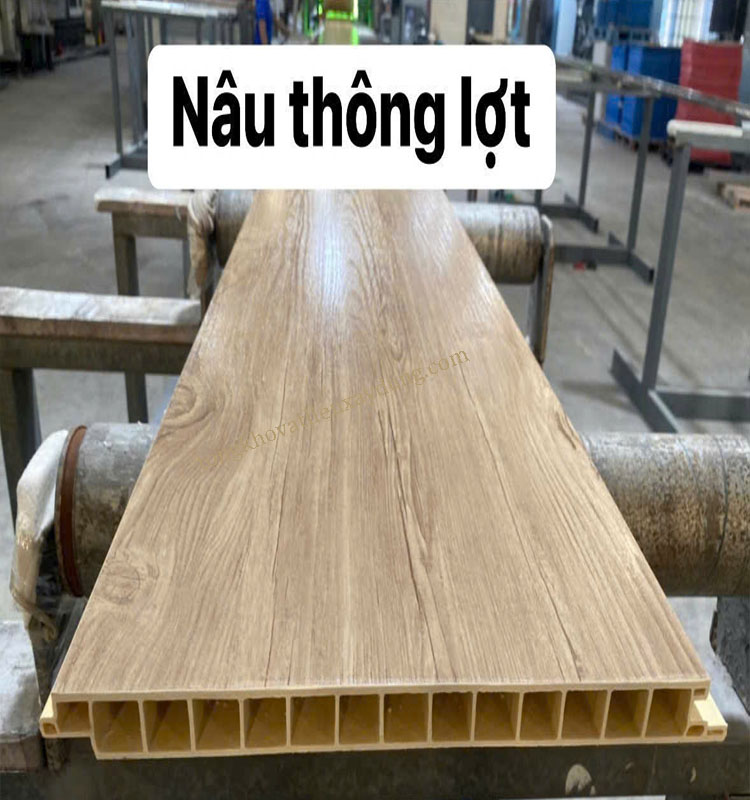 Tấm Nhựa Lót Sàn Mẫu A2 Nâu Thông Lợt