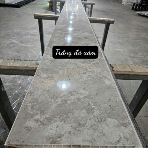 Tấm Nhựa Lót Sàn Mẫu A5 Trắng Đá Xám