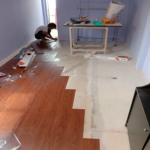 sàn nhựa hèm khóa